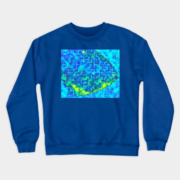 Big Blue Crewneck Sweatshirt by dltphoto